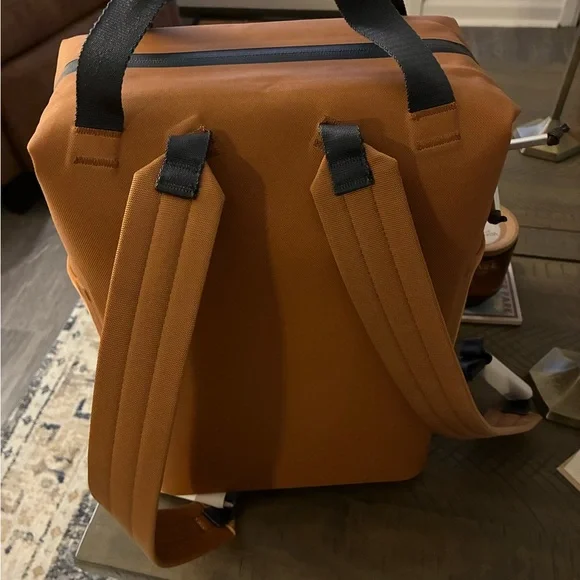 Stanley Madeleine Mini Cooler Backpack in tan with black accents - Picture 2 of 2